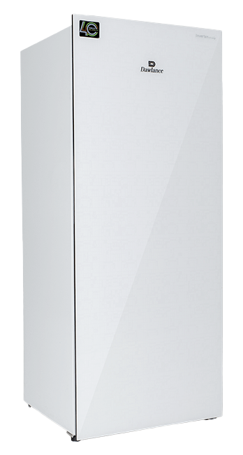 1035WB Glass Door Inverter Cloud White Vertical Freezer